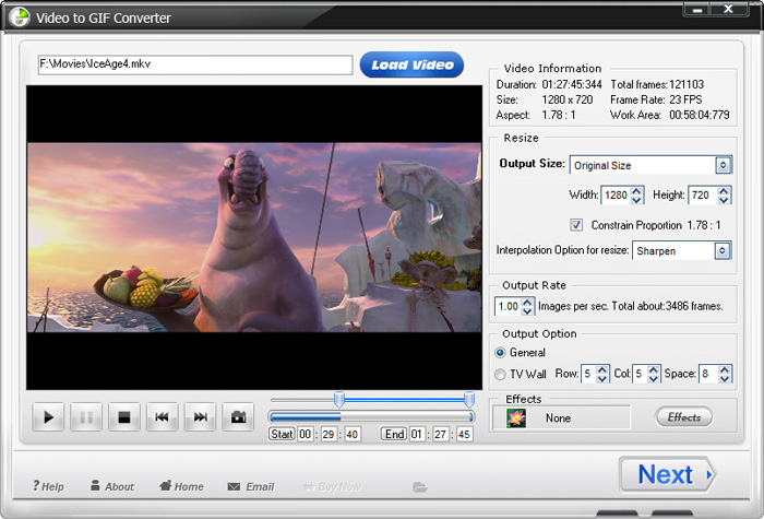 WonderFox Video to GIF Converter