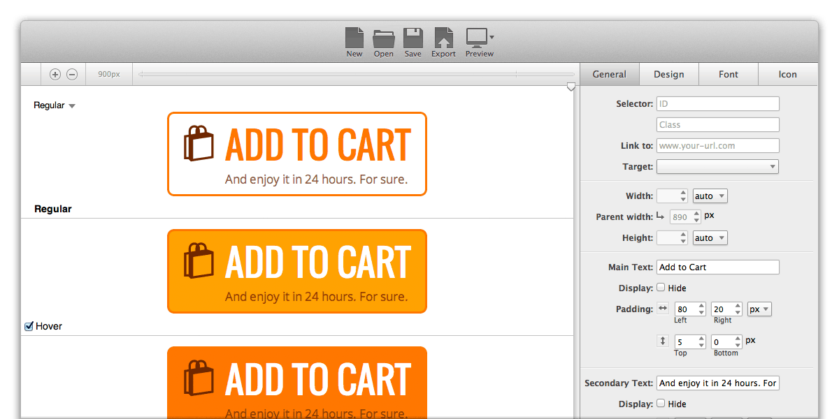 CoffeeCup Button Builder for OS X
