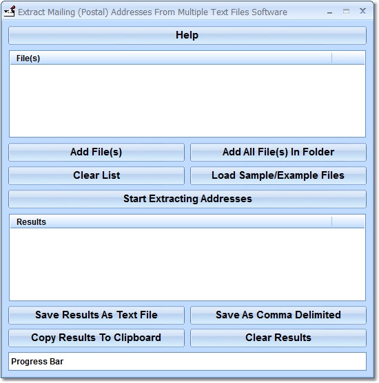 Extract Mailing (Postal) Addresses From Multiple T
