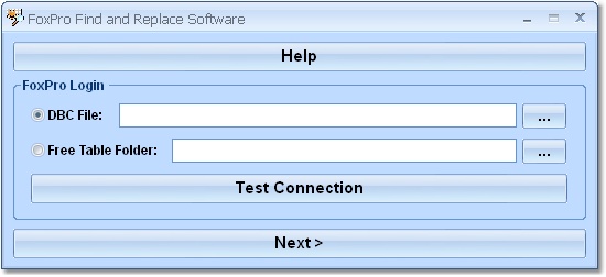 FoxPro Find and Replace Software
