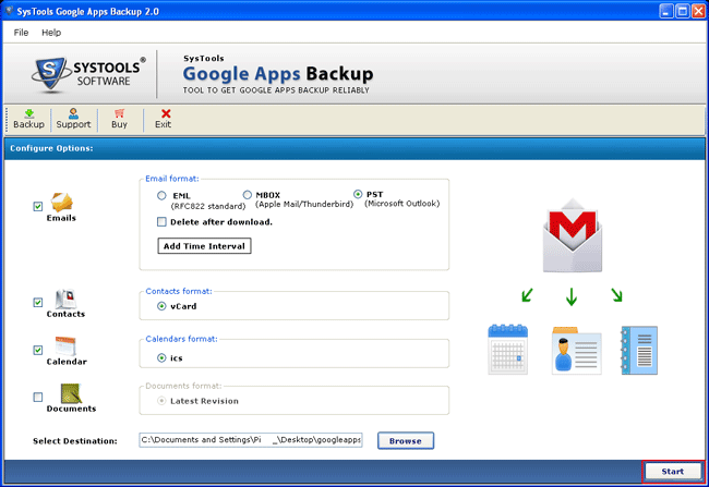 Google Apps for Business Backup