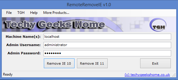 RemoteRemoveIE