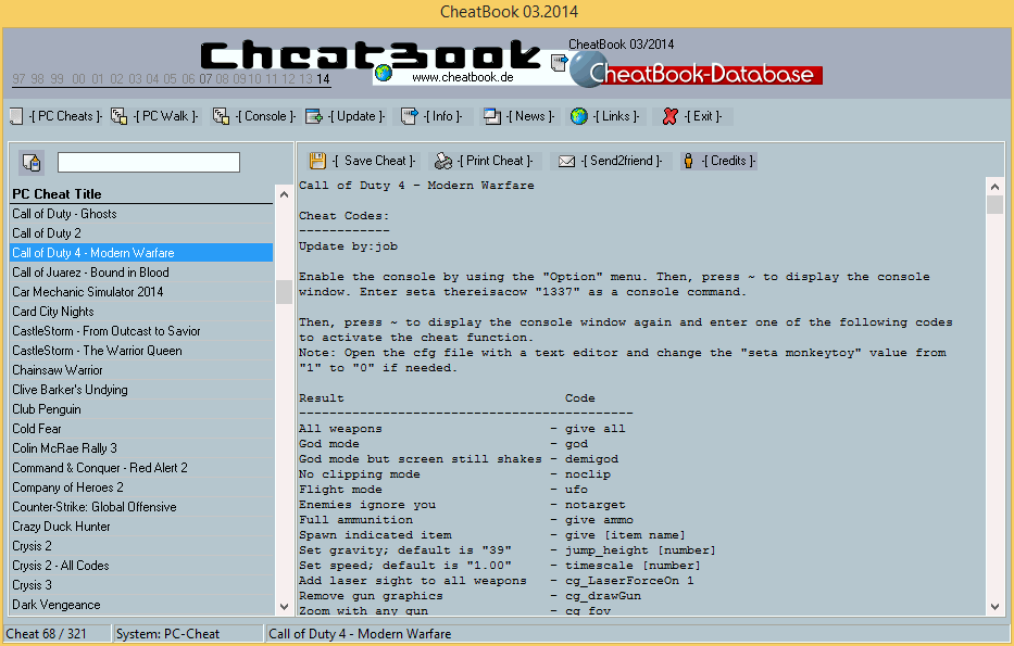 CheatBook Issue 03/2014