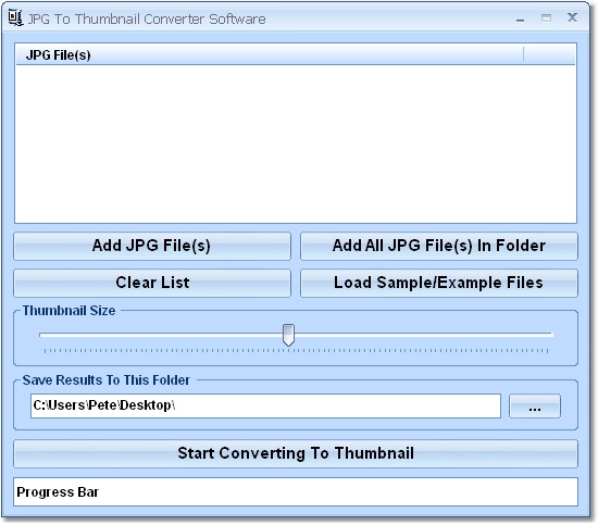 JPG To Thumbnail Converter Software