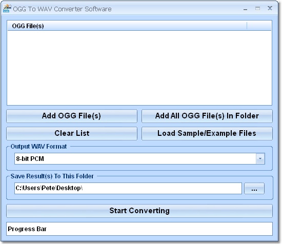 OGG To WAV Converter Software