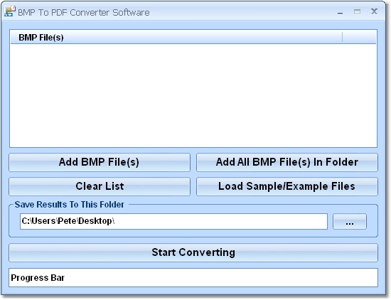 BMP To PDF Converter Software