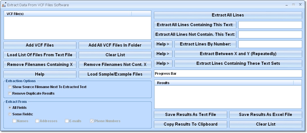 Extract Data From VCF Files Software