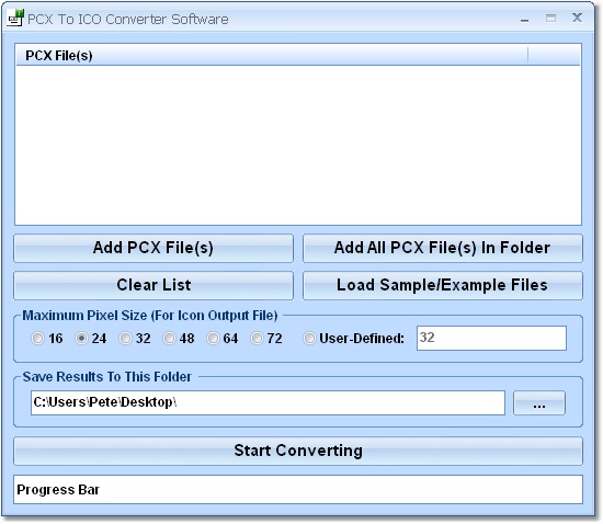 PCX To ICO Converter Software