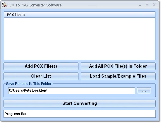 PCX To PNG Converter Software