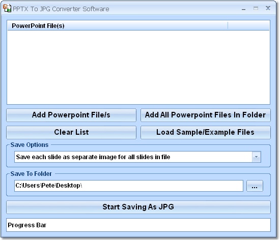 PPTX To JPG Converter Software