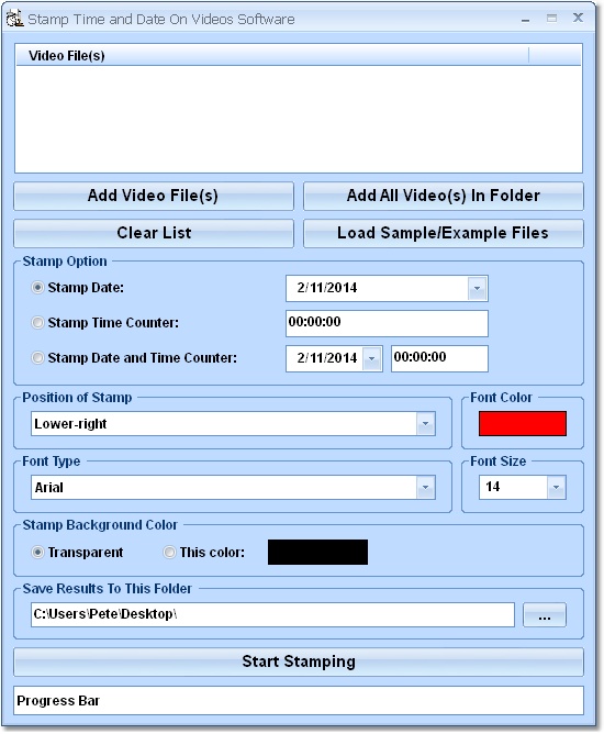 Stamp Time and Date On Videos Software