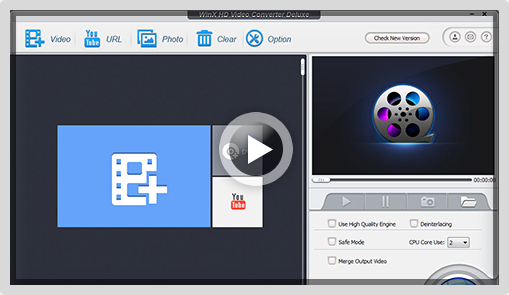 WinX HD Video Converter Deluxe for PC