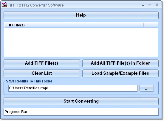 TIFF To PNG Converter Software