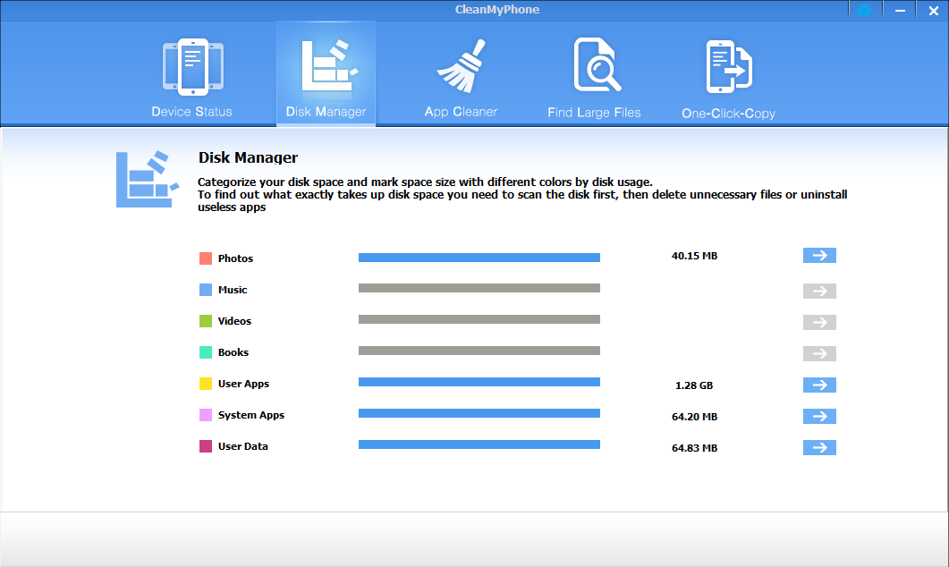 CleanMyPhone for Windows