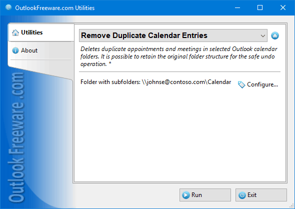Remove Duplicate Calendar Items