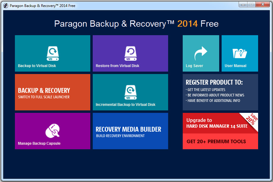Paragon Backup & Recovery 2014 Free