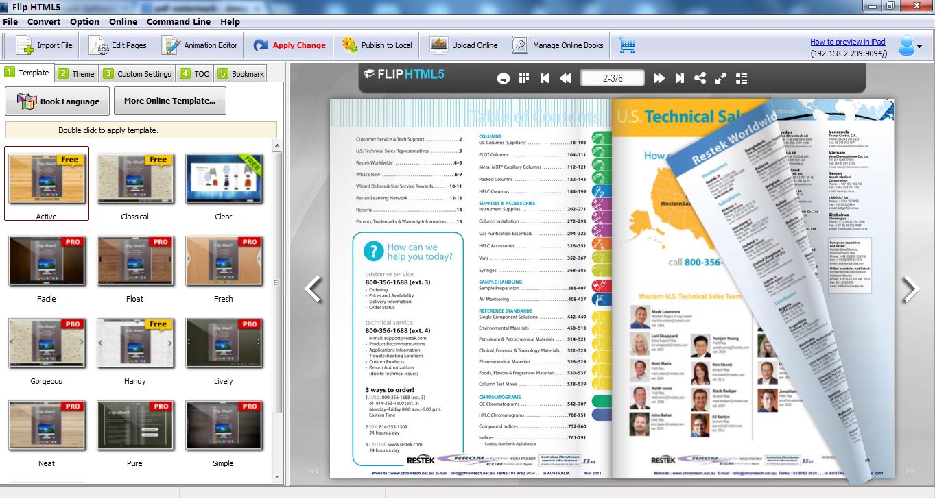 html5 flipbook, PDF to Flipbook, flipbook software, page flip software,jquery flip book maker, digital brochure, 3D Book