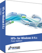 HFS+ for Windows 8/8.1 Free Edition