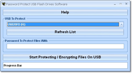 Password Protect USB Flash Drives Software