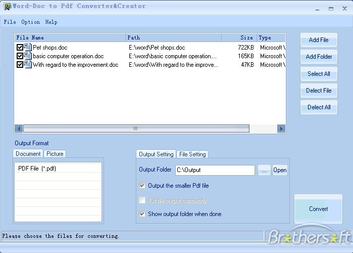 TXT to PDF converter