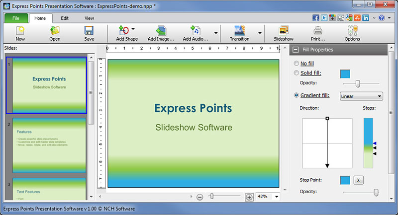 Express Points Presentation Maker Free