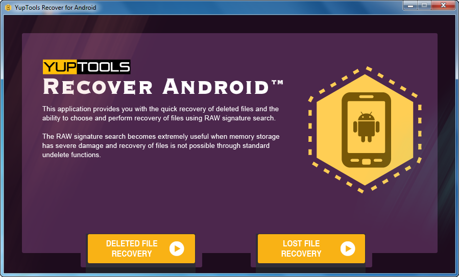 YupTools Recover for Android