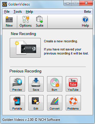 Golden Videos VHS to DVD Converter