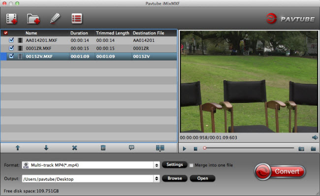 Pavtube iMixMXF, Mac MXF multi audio preserver, mix multi-track MXF audios into one, professional iMixMXF, all-in-one iMixMXF
