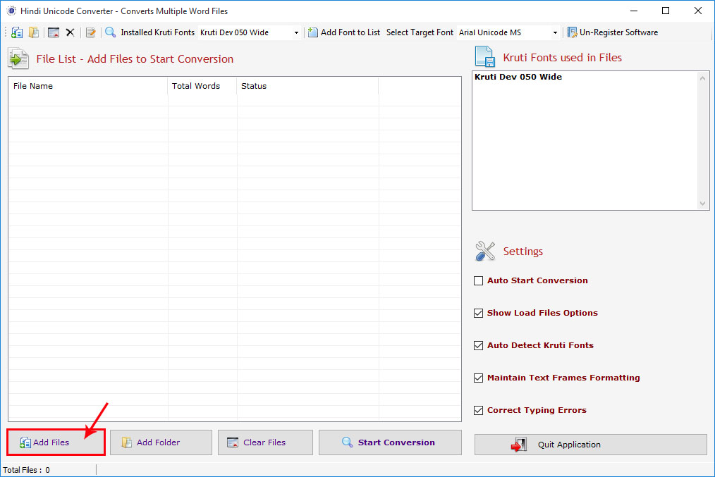 Hindi Unicode Converter