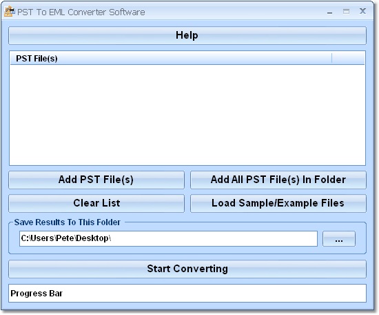 PST To EML Converter Software