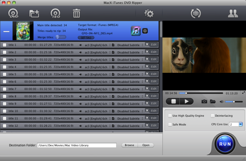 MacX iTunes DVD Ripper installer