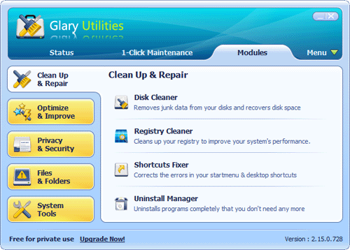 Glary Utilities installer