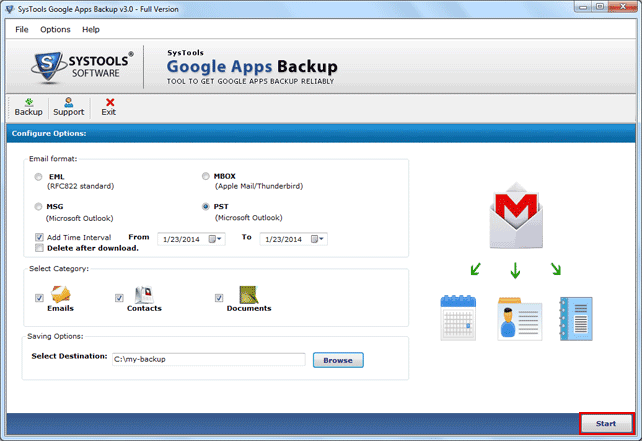 Backup For Google Apps