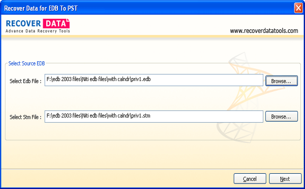 EDB to PST Conversion