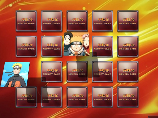 Naruto Memory Game