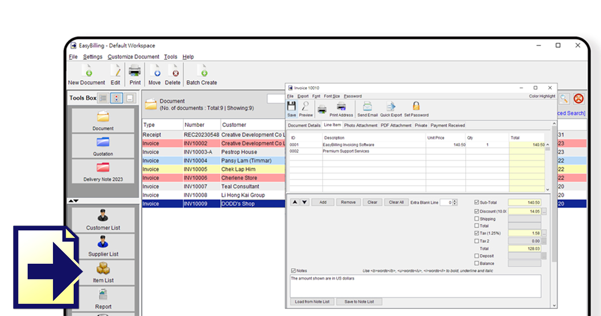 EasyBilling Invoicing Software