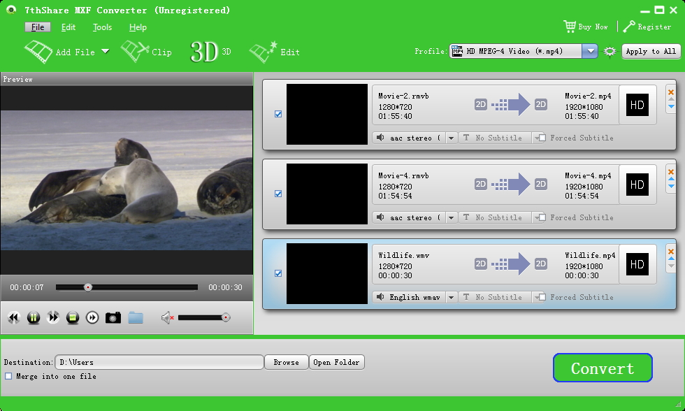 MXF Converter, Convert MXF, MXF video Converter, MXF File Converter, convert 