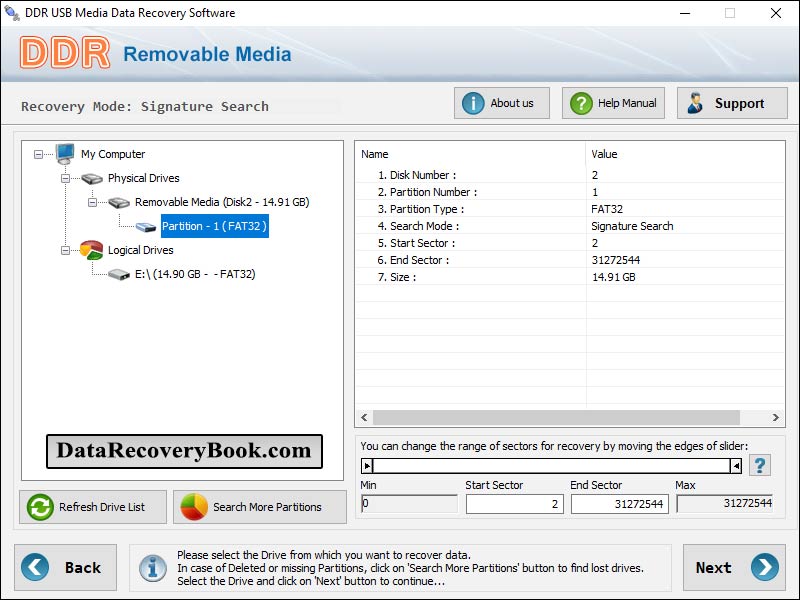Removable, media, data, recovery, software, recapture, lost, missing, text, document, restore, recover, deleted, image, picture, snap, files, retrieve, damaged, video, clipping, formatted, audio, song, corrupted, usb, drive, hardware, tool