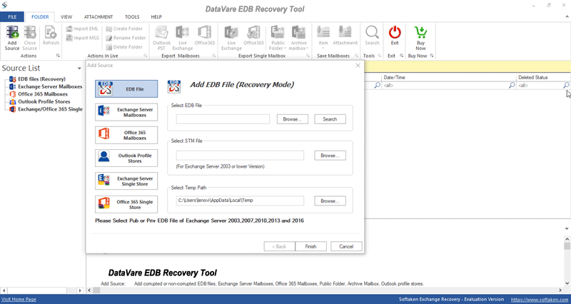 edb recovery tool, edb recovery, exchange mailboxes to pst, free exchange recovery, exchange mailbox