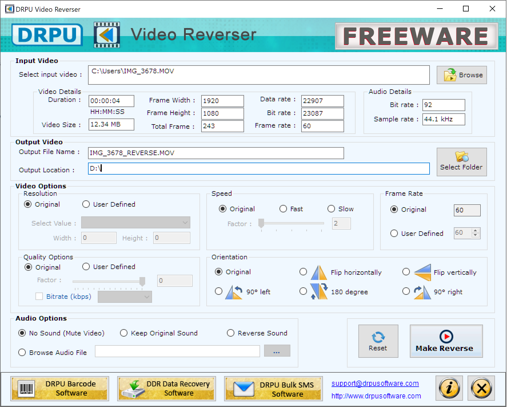 Video Reverser , Video Reverser software , Freeware , reverse a video , Freeware App , Video Reverser tool , reverse video clips, make a reverse video , Freeware download , Download Freeware , Download Full version