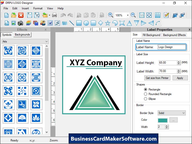 Generates, colorful, customized, business, logos, software, makes, attractive, corporate, icons, objects, picture, diamond, triangle, star, arc, rounded, rectangular, ellipse, shapes, sizes, dimensions, corporate, icons, Windows, OS, desktop