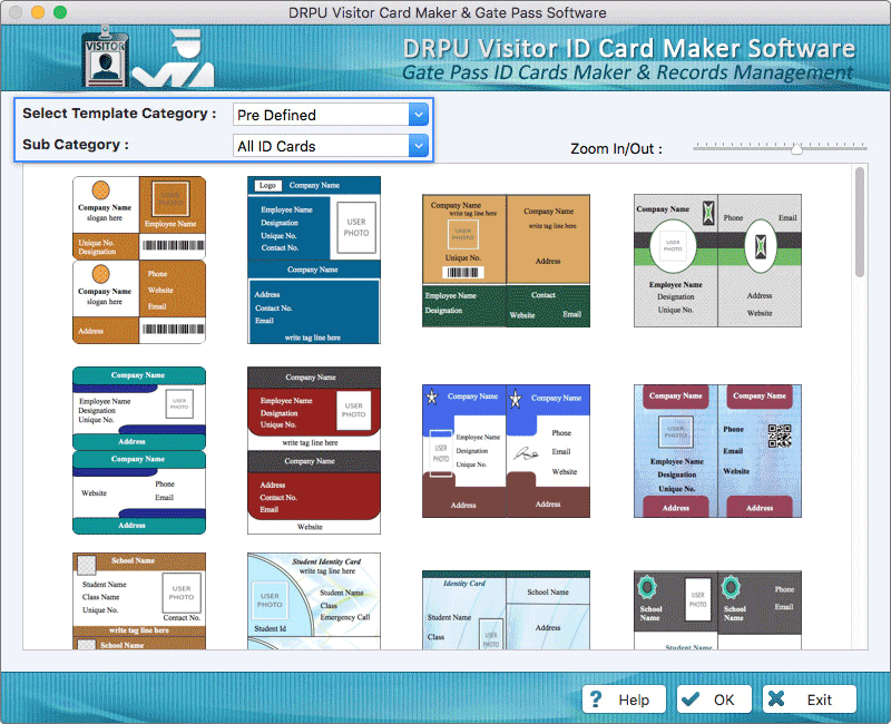 Visitor ID Card Maker Software for Mac, Apple MacOS Visitor Gate Pass Creator, Mac Visitor Id Card Generator Software, Printable MacOS Visitor Id Card Maker, Apple Mac Gate Pass Generator Program, Download Mac Gate Pass Maker Application