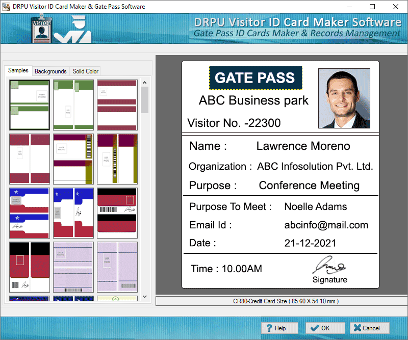 Access Control Security Id Badges Maker, Visitor ID Gate Pass Maker Software, Security Badges Creator Application, Security ID Pass Generator Program, Access Control Badges Creator Tool, Access Pass Designer Application, Security Gate Pass Maker Tool