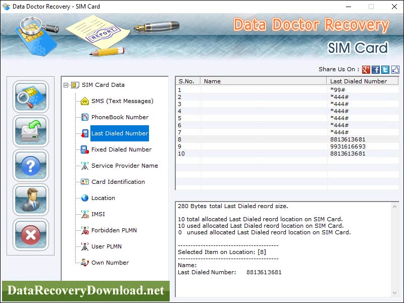 Sim, card, data, recovery, software, recover, corrupted, text, messages, retrieve, deleted, contact, number, inbox, outbox, draft, sent items, erased, message, icc-id, mobile, GSM, cell phone, program, restore, IMSI, damaged, phonebook, backup, tool
