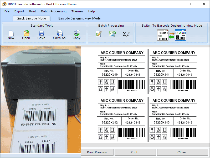 Postal Barcode Label Maker program, Bank Barcode Label Maker Software, Barcode Software for Postal Services, Barcode creator for post offices, Courier barcode maker application, Bank barcode tags maker program, Barcode Stickers creator software