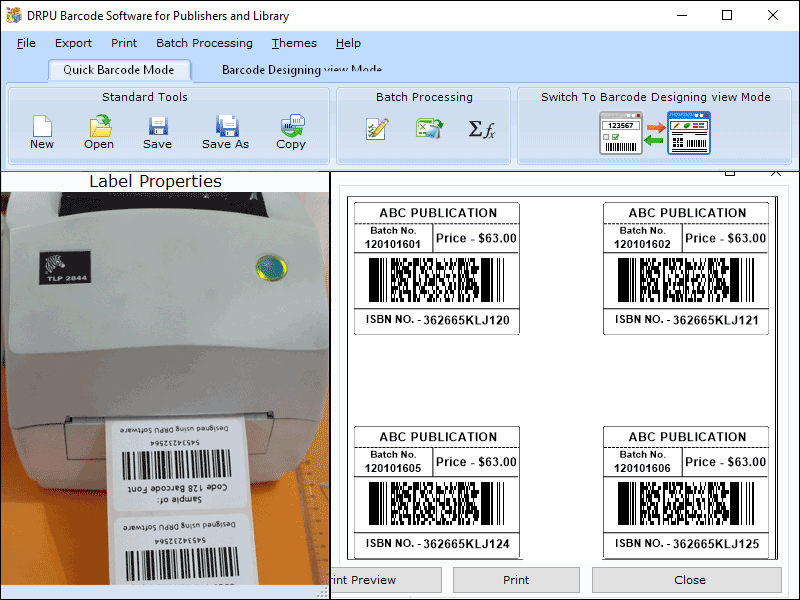 Publisher Barcode Labeling Application, Library Barcode Label Printing Program, Label Software for Publisher and Library, Publisher Library Barcode Generator Tool, Publishing Industry Barcode Label Maker, Excel Barcode Label Creator for Library