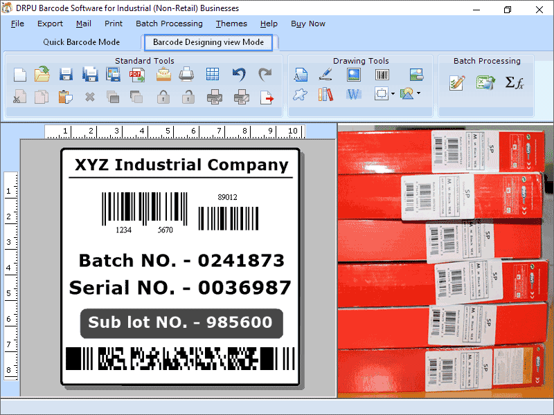 Warehouse Industry Barcode Label Maker, Manufacturing Barcode Label Generator, Industrial Barcode Labeling Software, Industrial Warehousing Barcode Software, Excel Barcode Software for Warehouses, Manufacturer Barcode Label Maker