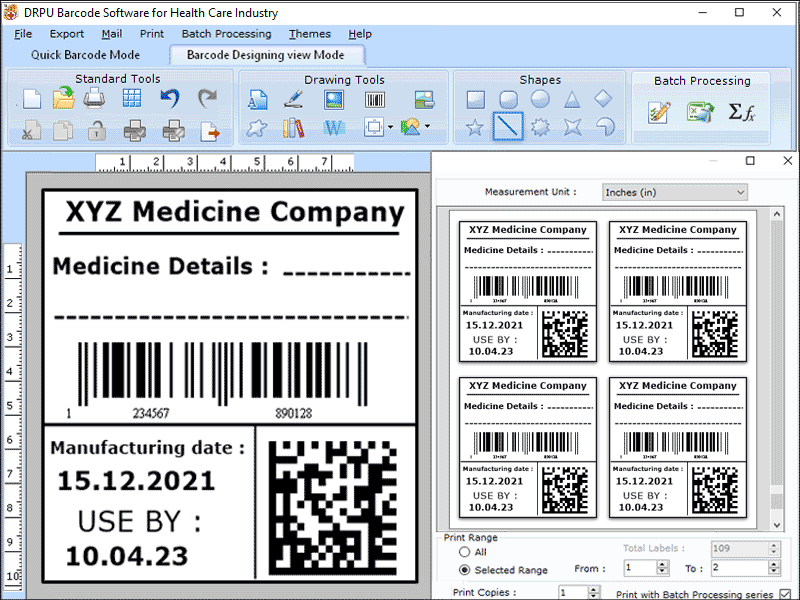 Medical Device Labeling Software, Medical Labeling & Printing Software, Labeling Software for Medical Devices, Medical Device Labels Maker Software, Healthcare Industry Labeling Software, Pharmaceutical Label Printing Software, Medical labeling Tool