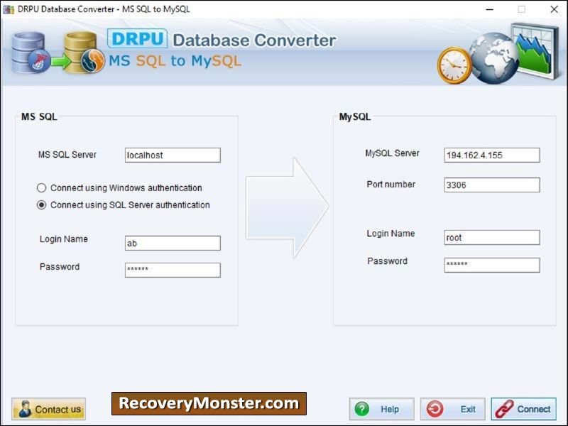 Database, records, files, convertor, software, transform, selected, MSSQL, MySQL, server, table, foreign key, null , indexes, triggers, constraints, windows, primary key, migration, program, normalize, versions, conversion, synchronizer, application