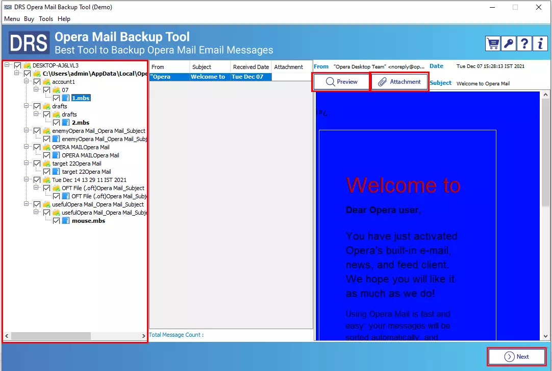 opera mail backup tool, drs opera mail backup, opera email backup, opera mail backup software, opera mail conversion